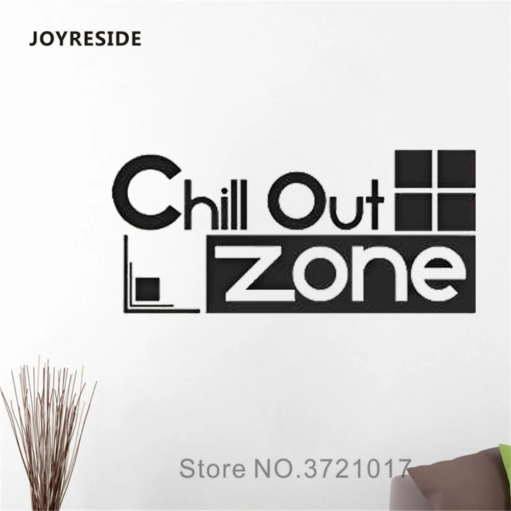  Vinyl Wall Decal Gaming Zone Gamer Phrase Chillout