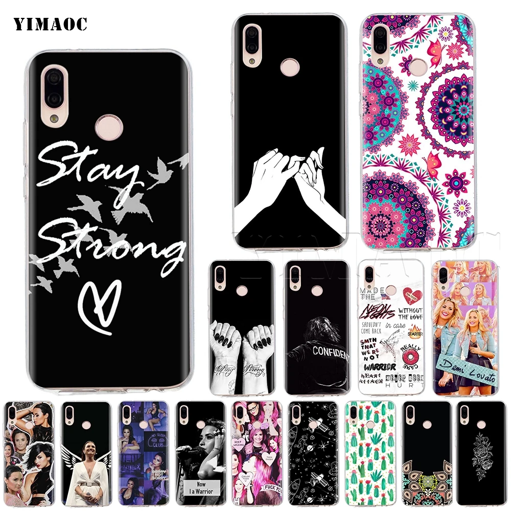 

YIMAOC Demi Lovato Case for Huawei P8 P9 P10 P20 P30 P Smart Lite Pro Mate 10 Y6 Prime 2018