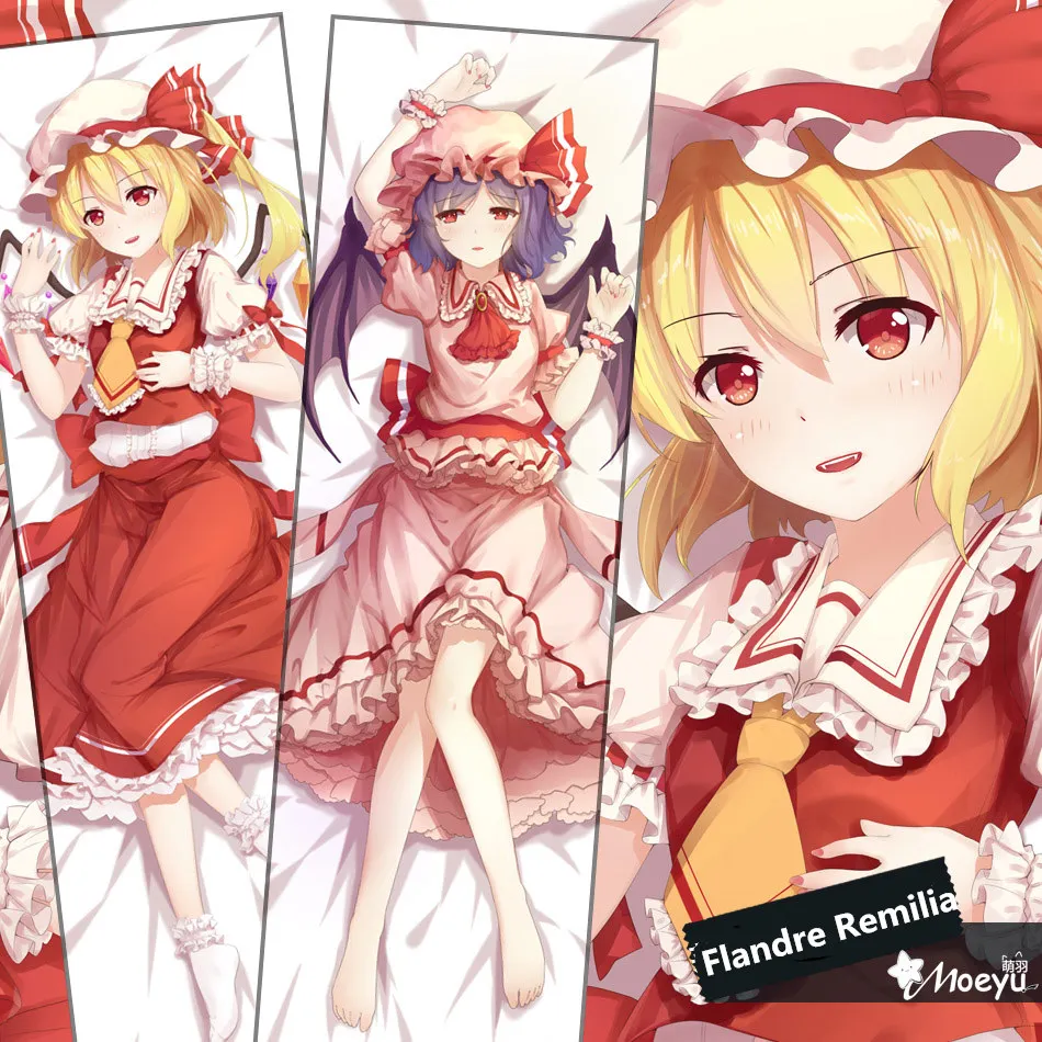 Чехол для обнимающей подушки в стиле аниме Touhou Project фландрин Remilia длинная подушка