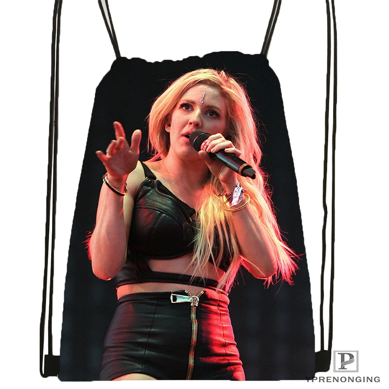 Custom Ellie Goulding Guns and Horses Drawstring Backpack Bag Cute Daypack Kids Satchel (Black Back) 31x40cm#180531-04-60 Custom Ellie Goulding Guns and Horses Drawstring Backpack Bag Cute Daypack Kids Satchel (Black Back) 31x40cm#180531-04-60