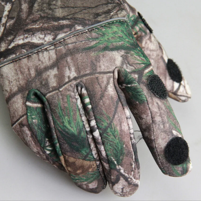 Осенне-зимние перчатки для альпинизма, пешего туризма, Boinic, камуфляж, полный/2 полупальца, перчатки для охоты, рыбалки, противоскользящие мужские перчатки