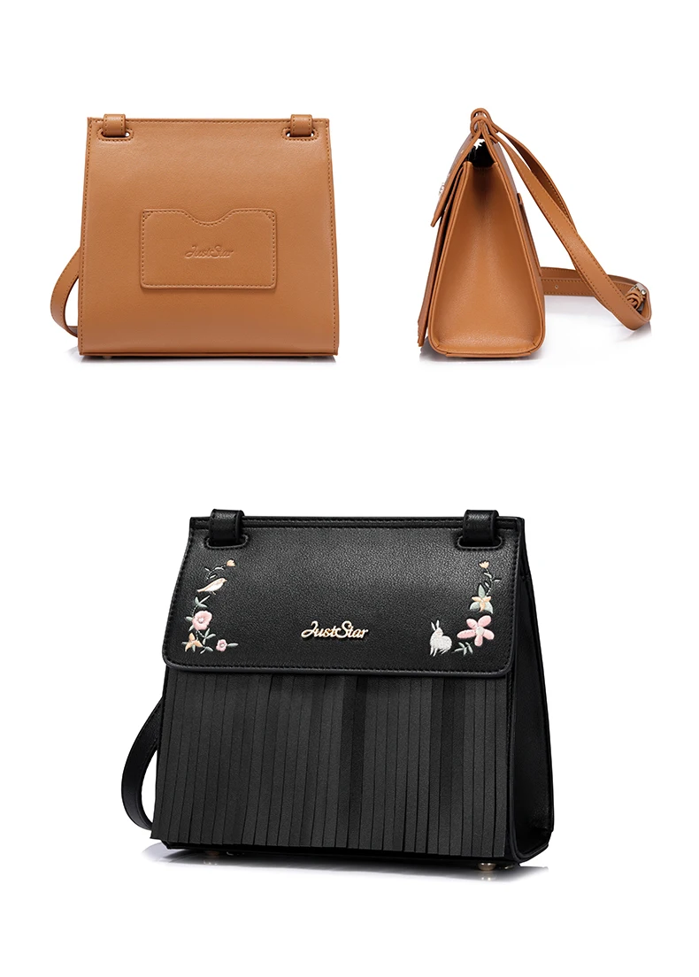 Just star women leather crossobody bag 13