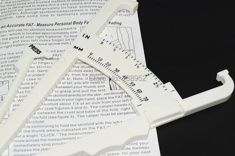 Us 22 49 12 Off Personal Body Fat Caliper Skinfold Caliper Body Fat Measurement Keep Slim 50pcs Lot Body Measure Measuring Calipermeasuring Fat