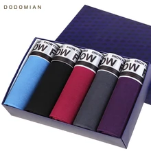 Брендовое Мужское Нижнее Белье Набивной Боксеры Хлопок Мужские Трусы Большие Размеры мужские Трусики Мужские Шорты-боксеры L XL XXL XXXL 5 шт/упак