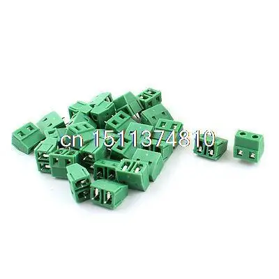 

30Pcs KV128-7.5 2 Position 2Pin 7.5mm Screw Terminal Barrier Blocks 300V 16A