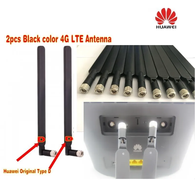 Оригинальная Внешняя Антенна HUAWEI 4G LTE 2x для B525 SMA D type Black|huawei lte 4g|4g huaweihuawei 4g |