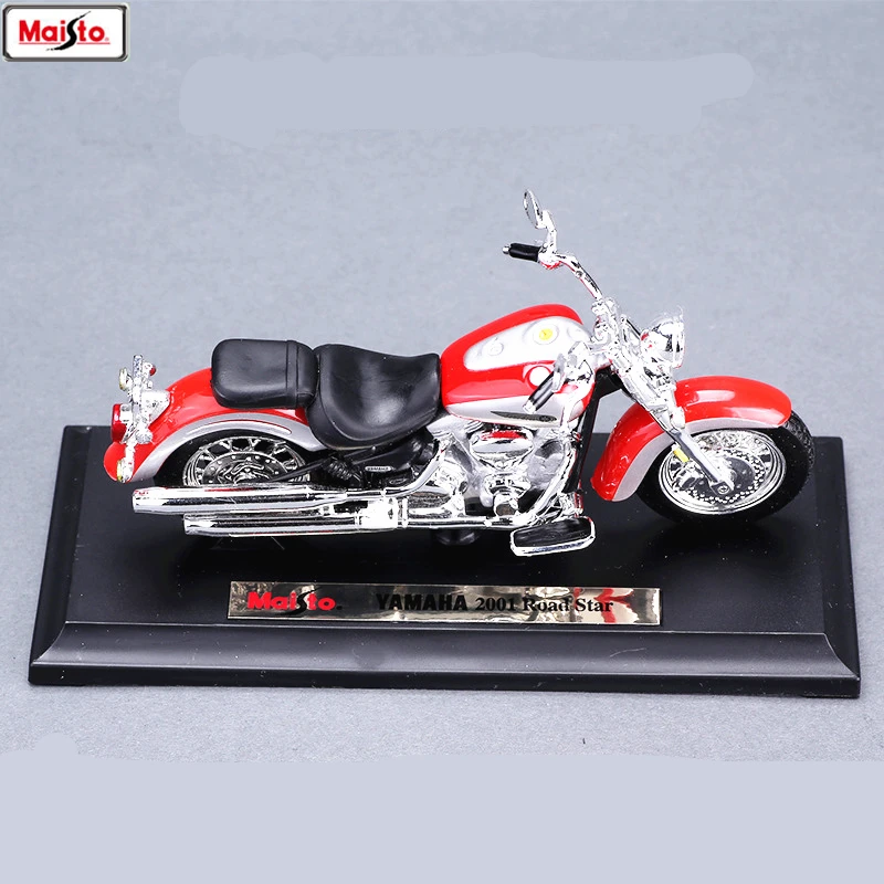 Оригинальная Авторизованная модель мотоцикла Maisto 1:18 Yamaha Road star из сплава