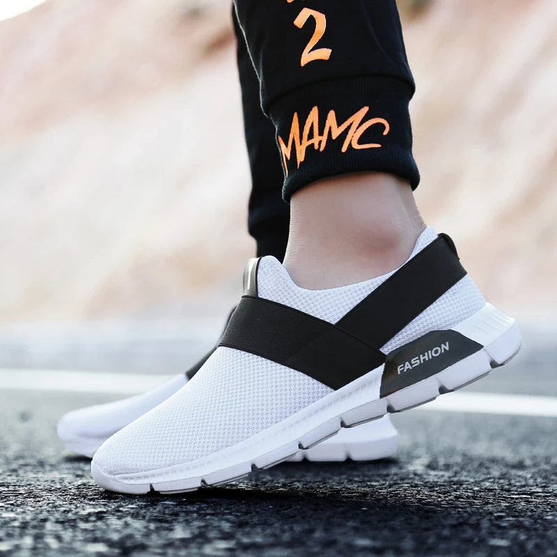 Breathable Casual Shoes Men Comfortable Shoes Lightweight Sneakers Black Footwear Men Lace Up Shoes Men Big Size