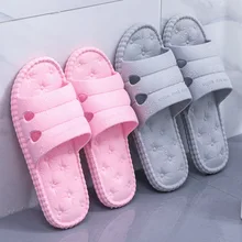 Японские Нескользящие домашние тапочки; женские летние новые домашние сандалии на мягкой подошве для ванной