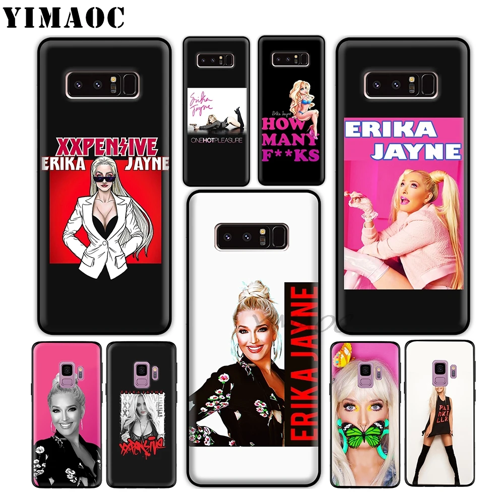 Мягкий силиконовый чехол YIMAOC Erika Jayne Singer из ТПУ для Samsung Galaxy S10 S10e S9 S8 Plus S7 S6 Edge &amp J6 |