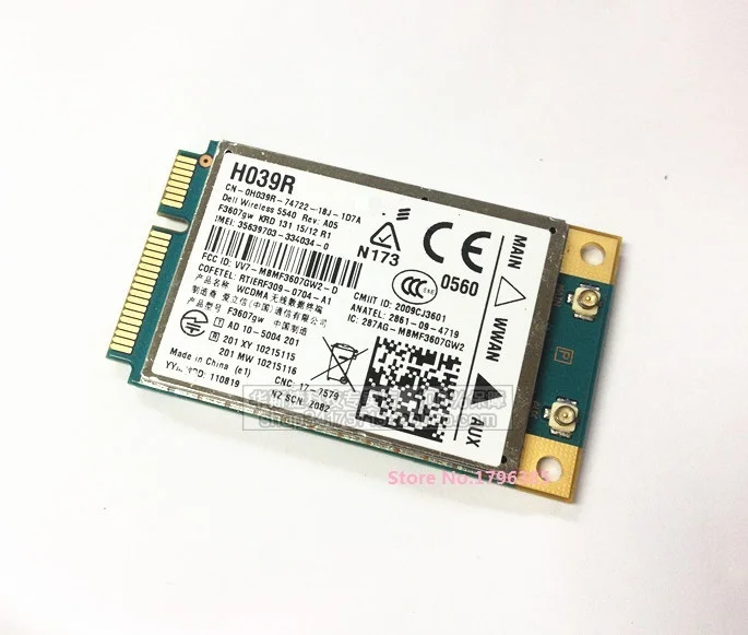 SSEA оптом новый разблокированный ДЛЯ Ericsson F3607GW 3G GPS WWAN Беспроводной Wi Fi pci e карта