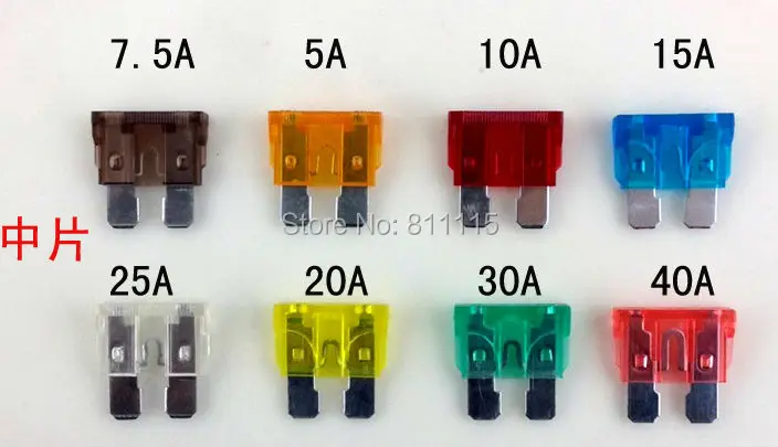 Универсальный плавкий предохранитель, 2-40A, быстро предохранитель, предохранитель автомобиля