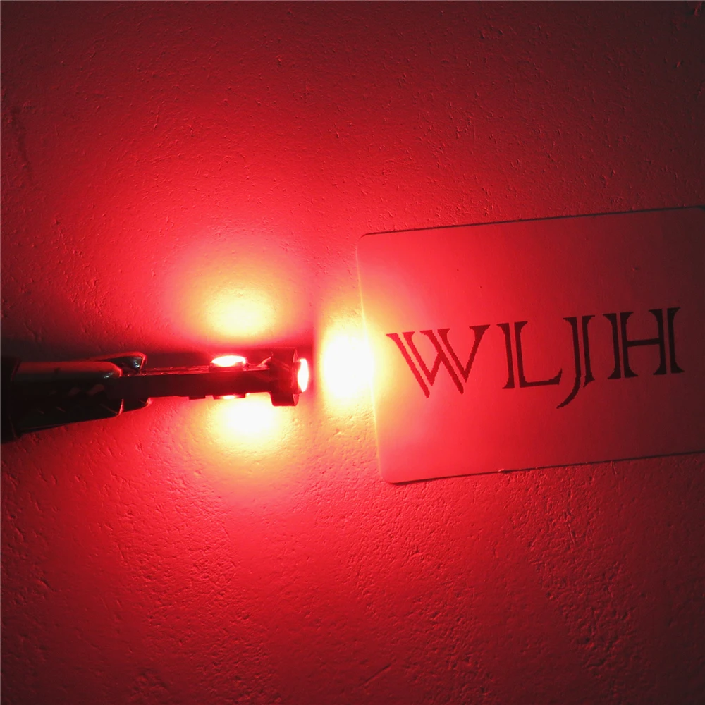 WLJH Led Автомобильная приборная панель Спидометр Одометр манометр инструмент кластерный светильник лампы Комплект для Toyota Corolla 1998 1999 2000 2001 2002 - Испускаемый цвет: Красный