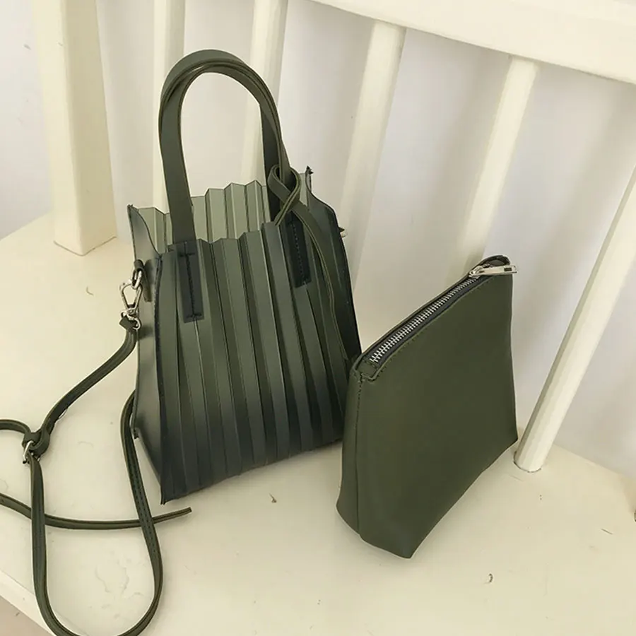 

Fashion Jelly Stripe Composite Packages Ladies High Quality Crossbody Bag Female Daily Wild Rectangle Handbags Bolsa Feminina