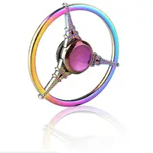 Металл Радуга долларов usd красочные Непоседа Спиннер EDC ручной блесны аутизм ADHD Дети Рождественские подарки металл палец игрушки блесны