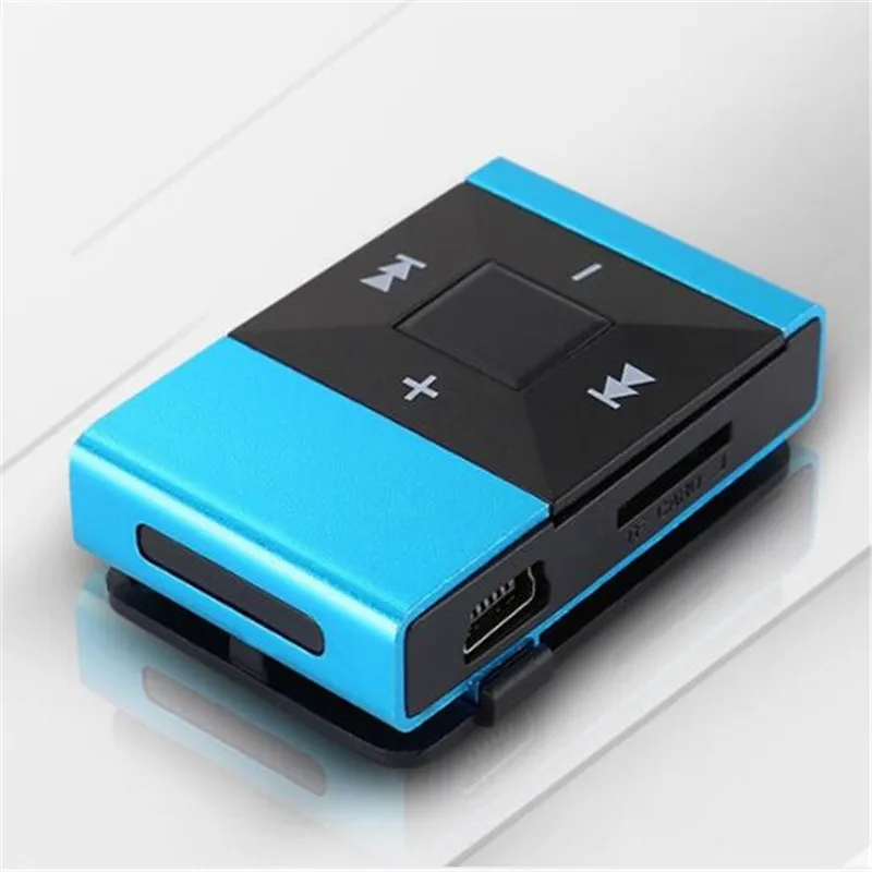 Портативный зеркальный mp3 плеер мини с клипсой водонепроницаемый спортивный MP3
