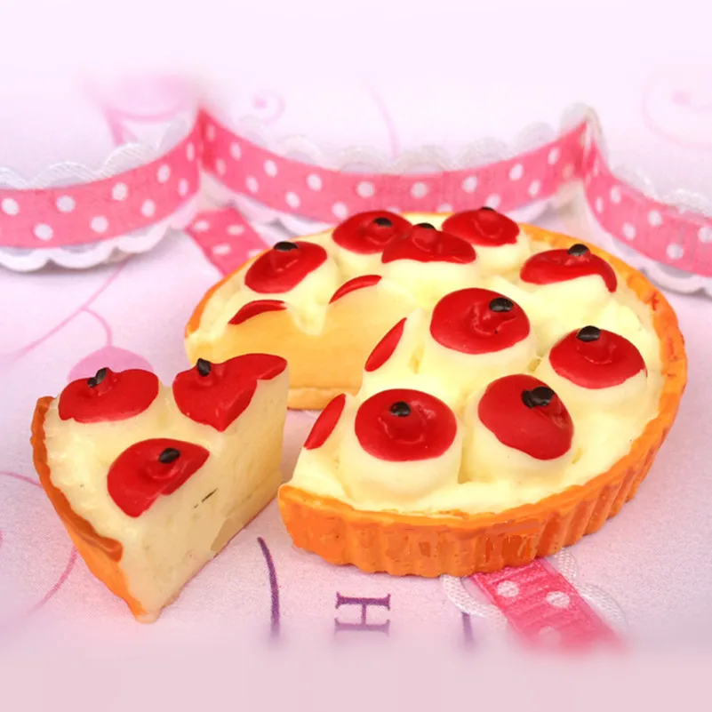 10 шт. кабошоны из смолы для пиццы Kawaii Миниатюрные аксессуары волос|phone icon|decorative wall