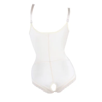 

S-XXXL Zip up Tummy Control Slimming bodysuit full body shaper Waist trainer with padded buttock butt lifter butt enhancer