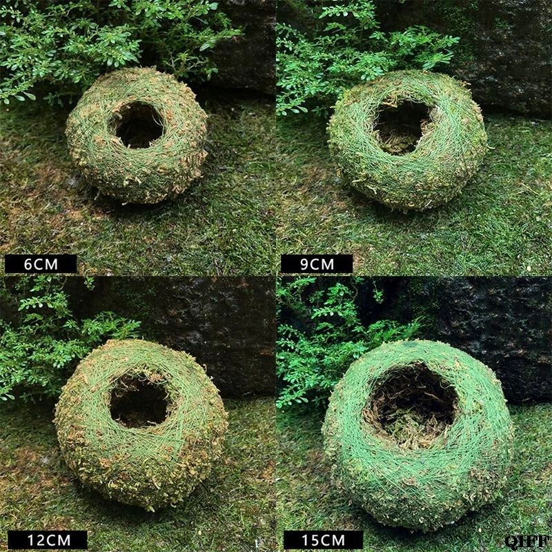 

Moss Ball Pot Bird Nest Flower Plant Home Office Desk Table Garden DIY Decoration Jun20