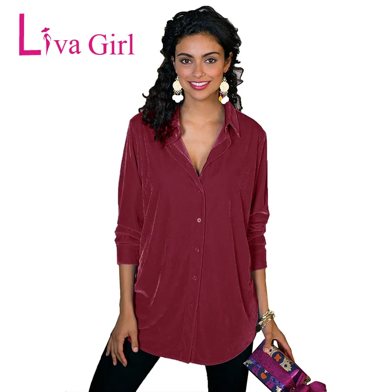 Cinamon-Female-Velvet-Boyfriend-Shirt-LC251735-3-1