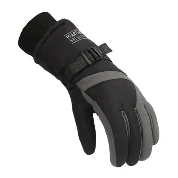 

Men Winter Warm Ski Gloves Fleece Snowboard Gloves Motorcycle Riding Windproof Waterproof Unisex Snow Gloves
