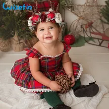 Wisefin Christmas Toddler Child Lady Garments Set Pink 2 Piece New child Ladies Summer time Clothes Set Ruffle Child Lady Outfits Garments