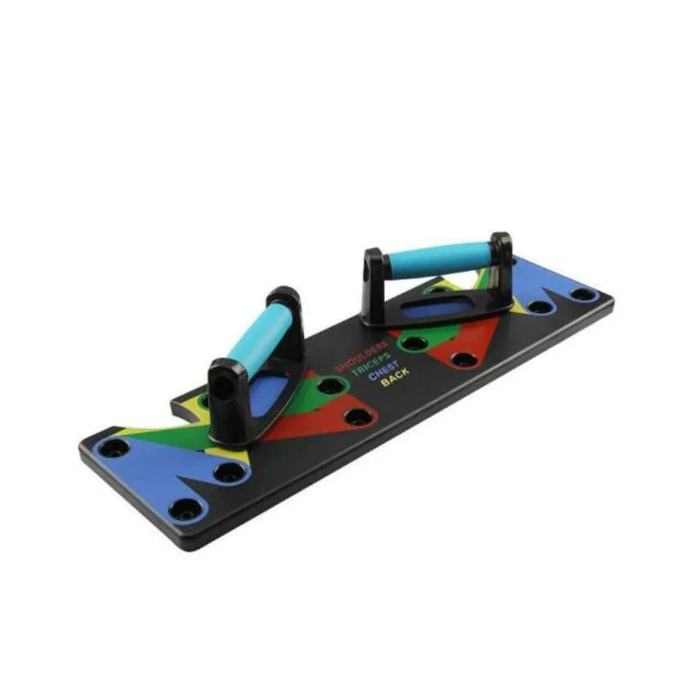 

Fitness Push Up Rack Board 9 In 1 Body Building Exercise Push-up Stands For GYM Body Training Drop ShippingTools GYM Training