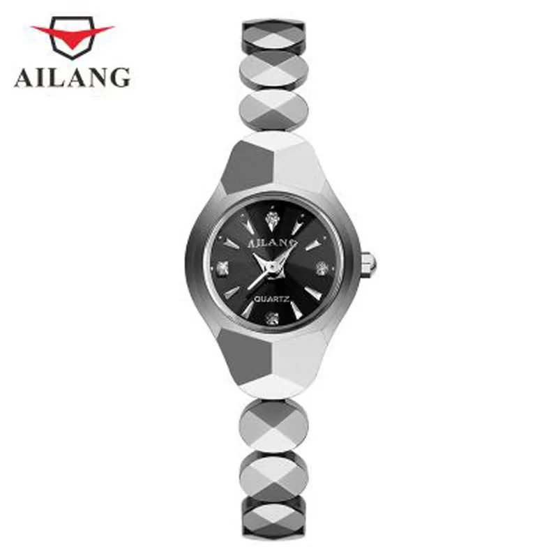 

New! grade brand water - resistant care gold watch, designed by elong, tungsten steel bracelet, light quality quartz watch