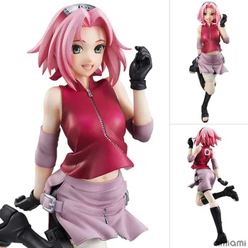 

19 cm Cute Anime NarutoGals Sakura Action Figure Toy Manga Naruto Shippuden Figurine Collection Brinquedos Figurals Gifts WX268