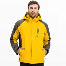 Лыжная куртка зимняя ветрозащитная Водонепроницаемая спортивная 3 в 1 куртка для мужчин Горные Лыжи Кемпинг сноуборд теплая одежда