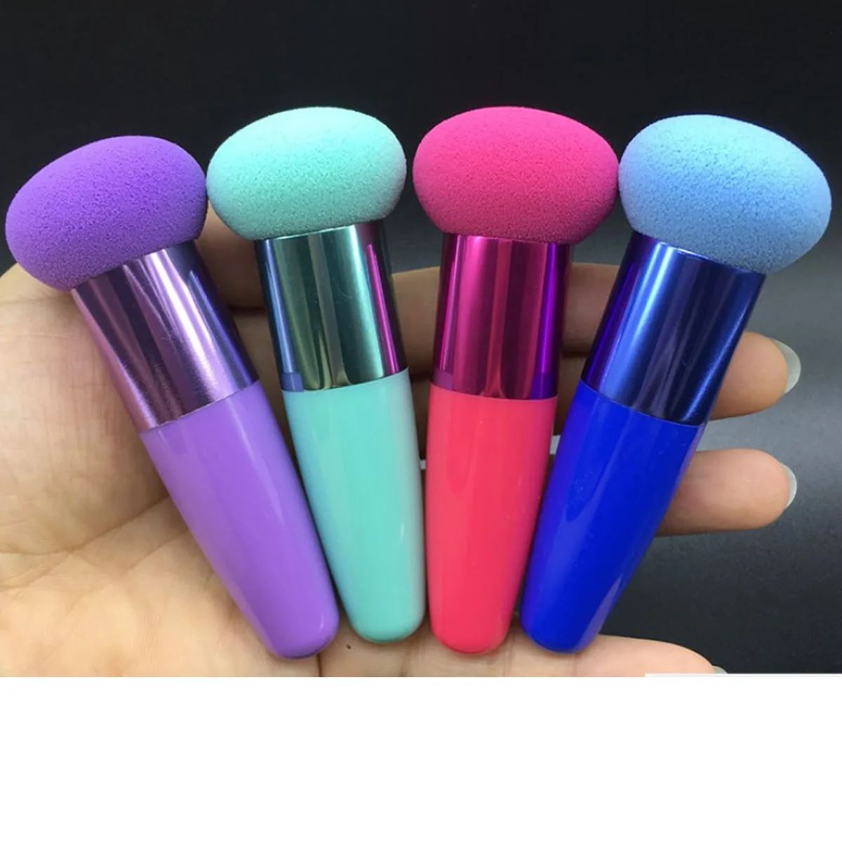 

1pcs Mushroom Powder Puff Sponge With Handle Face Blush Powder Cosmetic Puff Makeup Tools Beauty Cream Powder Puff