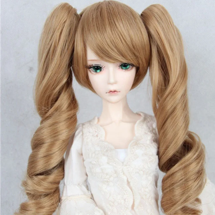 Bjd doll wig 1 4 4 1 6 high temperature silk sd female doll wig wig