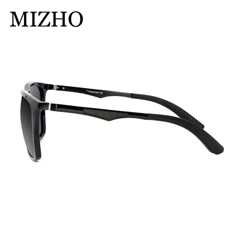 MIZHO UV400 Polaroid Солнцезащитные очки унисекс квадратные Винтажные Солнцезащитные очки известный бренд мужские поляризованные солнцезащитные очки для женщин Ретро Feminino