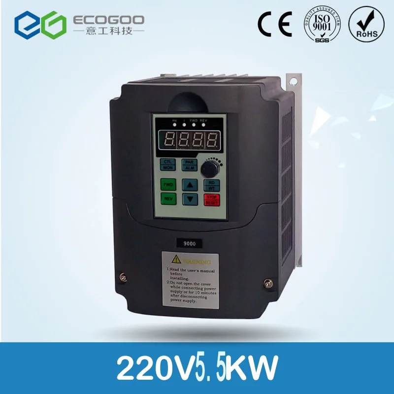 

5.5kw 220V AC Frequency Inverter Output 3 Phase 650HZ ac motor water pump controller ac drives frequency converter