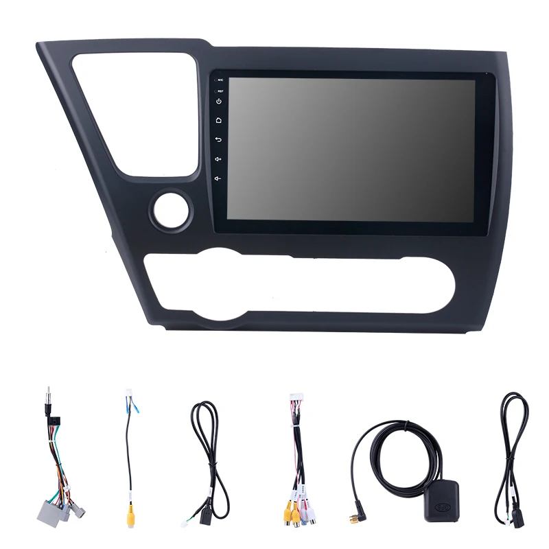 Flash Deal Fit for HONDA CIVIC 2014 car GPS Bluetooth Radio Android 8.1 4-core CPU 2.5D tempered explosion-proof HD screen Head Unit 3
