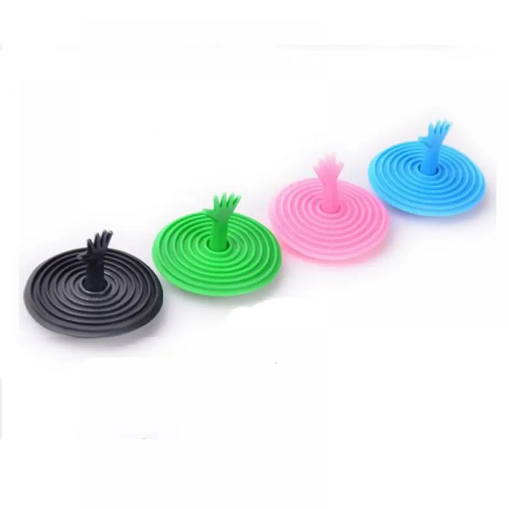 

Trendy Washroom Hand Shape Sink Plug Water Rubber Sink Bathtub Stopper