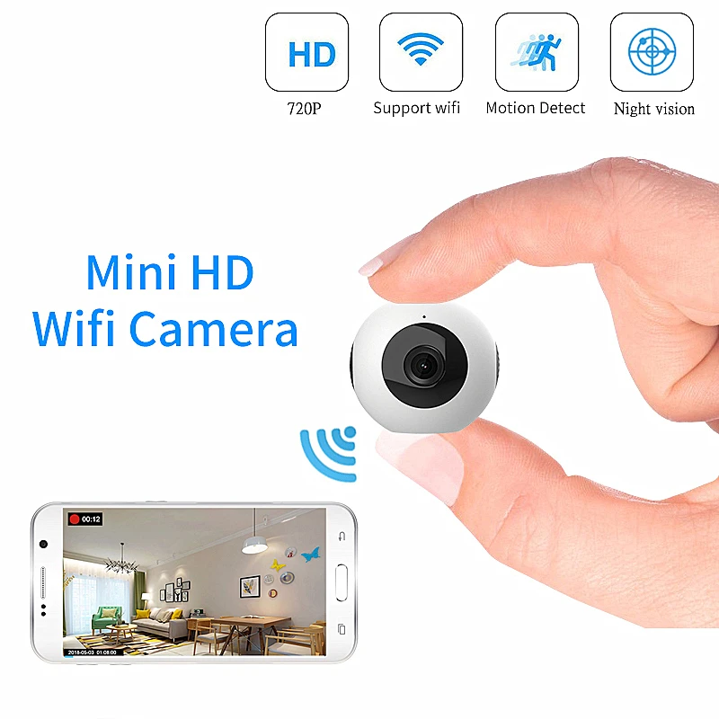

1080P Mini Camcorder HD Wireless Mini Camera Night Vision Video Camera Home Security DVR Camcorder sq13 sq11 for ios/android/pc
