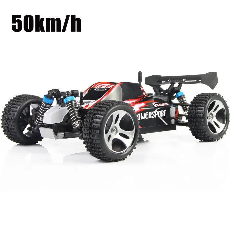 1:18 Supper Racing Car Wltoy A959/B-A Remote Control Car 2.4GHz 4WD RC Car 35-70km/h High speed RC electric car Toy Gift for Boy - Цвет: 50KM Red