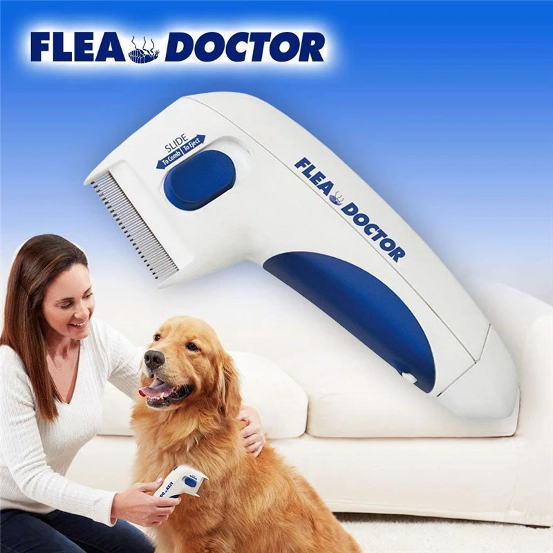 

Flea Doctor Comb Electric Head Lice Comb Head Lice Removal Pet Cleaning Capture Tool for Dogs and Cats 30