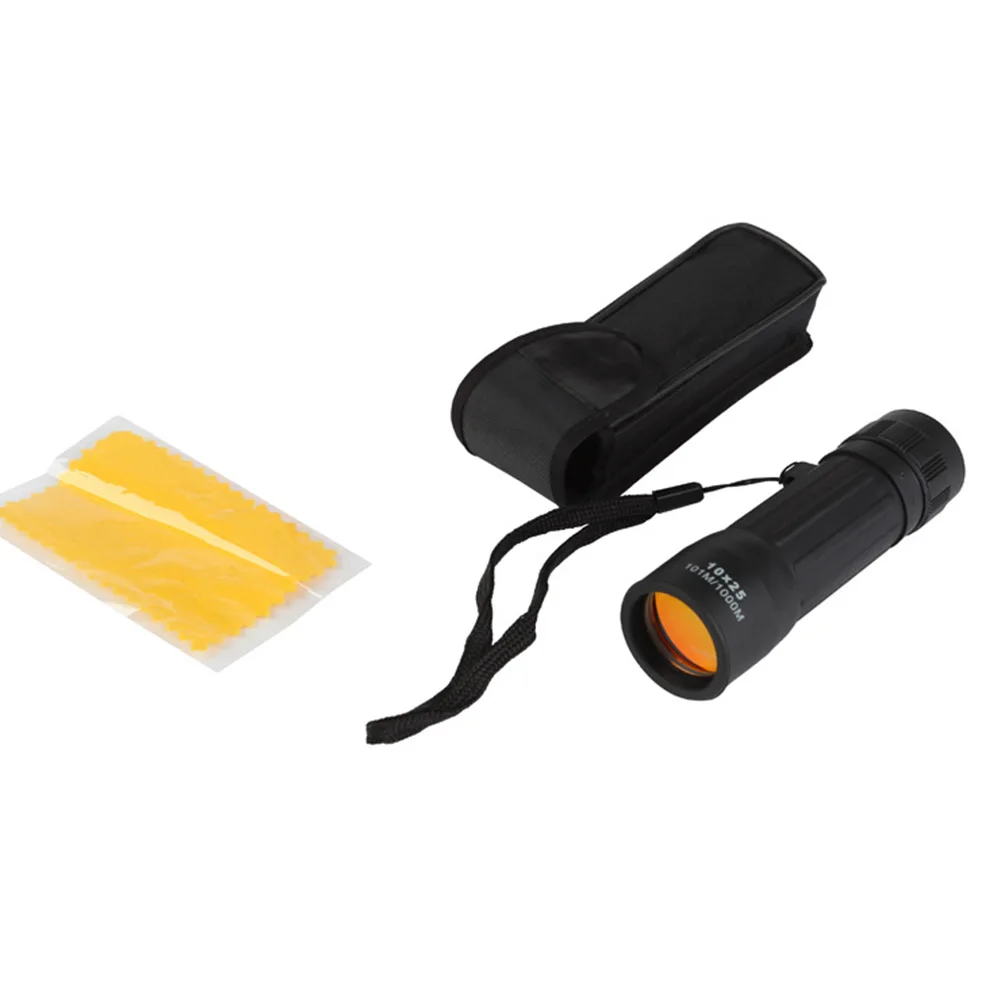 Protable 10x25 Mini Monocular Telescope Handy Eyepiece Lens Hiking Hunting Camping Sports With Arming Strap | Спорт и развлечения