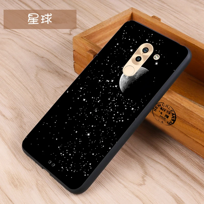 Huawei honor 6x Case Original Cover for Huawei honor 6x Bag Case Cover Skin Wolf Fish Skull honor 6x Fundas 100% BiNFUL 24