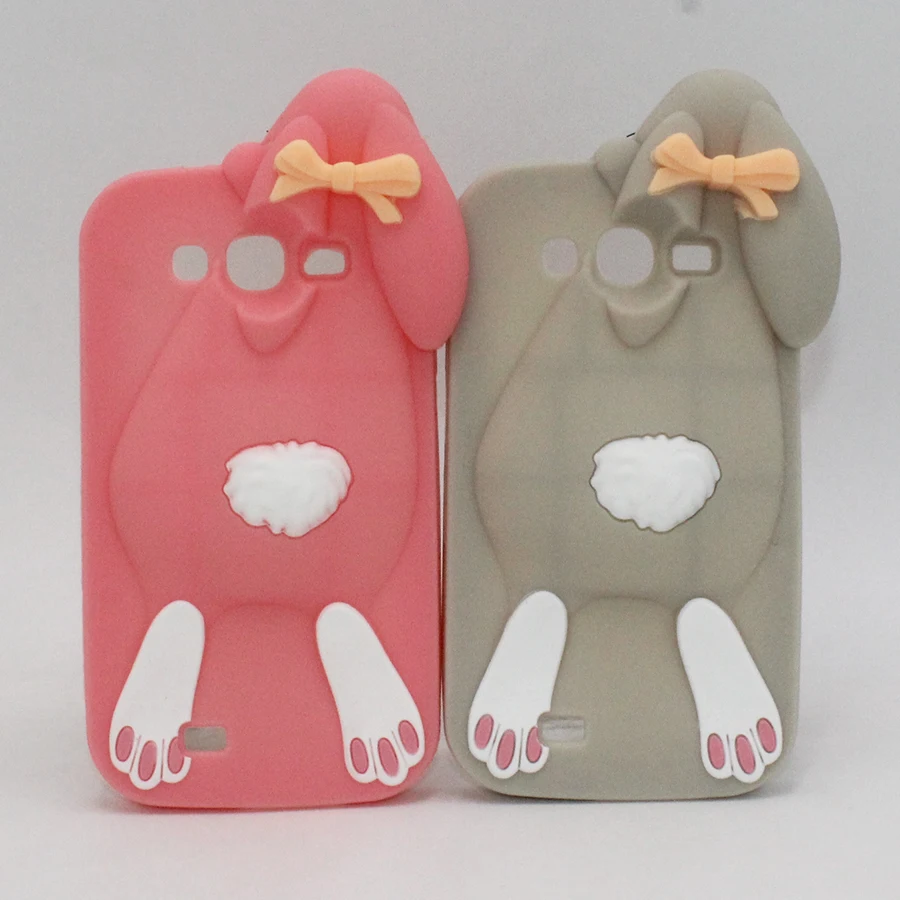 

Fashion Pink Rabbit Soft Back Cover For Samsung Galaxy Grand Neo Plus i9060 Dous Prime G530 Silicone Phone Case Shell Coque Capa