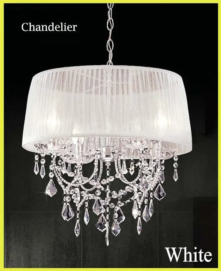 

14 color lampshade 4 pcs bulb holder fabric lamp shade luminaire chandelier