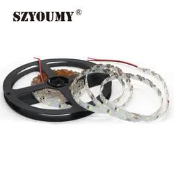 SZYOUMY 5 м/лот светодиодные полосы 2835 SMD S Стиль свет DC12V 60 светодиодов/M водонепроницаемый гибкие светодиодные полосы ленты для письма канала