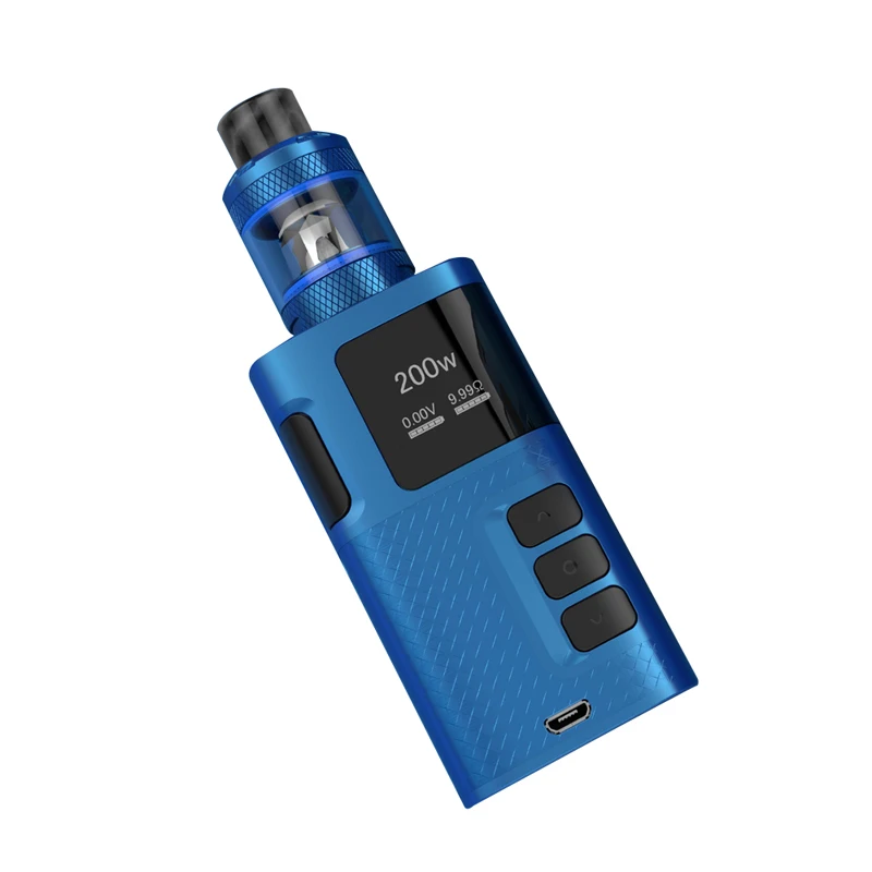 Оригинальный Kanger Ripple Starter Kit Vape Kangertech 3 5 Вт Box Mod 200 мл Tank Fit NR катушка Двойной 18650