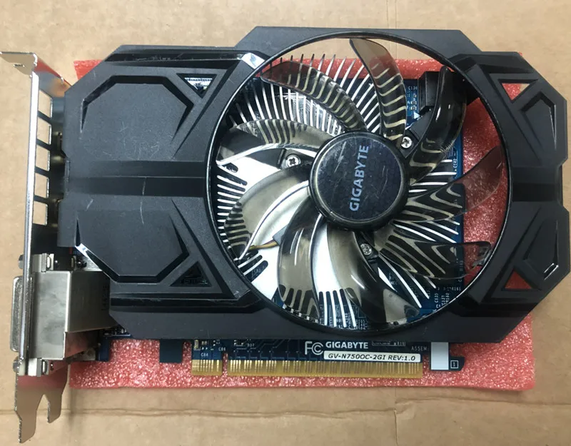 Видеокарта GIGABYTE GTX 750 2 Гб 128 бит GDDR5 видеокарты для nVIDIA Geforce GTX750 Hdmi Dvi б/у карты VGA в продаже