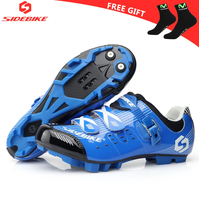 Sidebike ciclismo zapatos mtb hombre mujer bicicleta zapatos carreras montaña bicicleta zapatillas profesional auto-bloqueo transpirable bici corsa