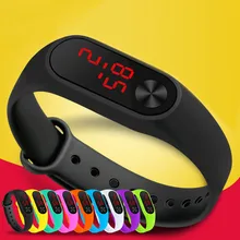 TMC#204 New Stylish Kid Sport Watches Acrylic Strap Analog LED Digital Wristwatch For Boys Girls Hot Reloj Mujer 2019 