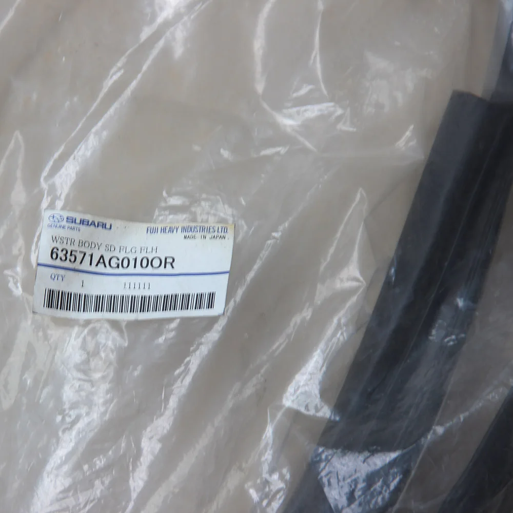63571AG010OR новые оригинальные WSTR тела SD FLG FLH левая передняя дверь уплотнитель для Subaru