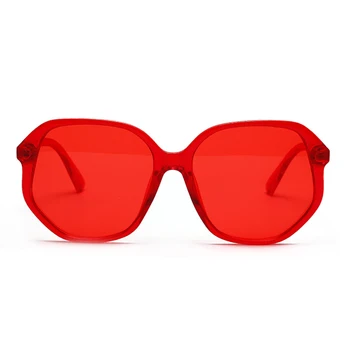 

New Suqare Sunglasses Women 2018 New Red Polygon Candy Colors Ladies Sun Glasses Gift Tourism UV Protection Eyewear UV400